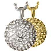 Silver Golfball Keepsake Pendant Urn for Cremains